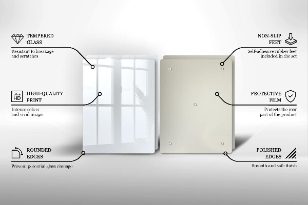 Placa din sticla protectie perete bucatarie Culoare alba