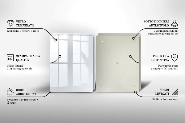 Placa din sticla protectie perete bucatarie Culoare alba