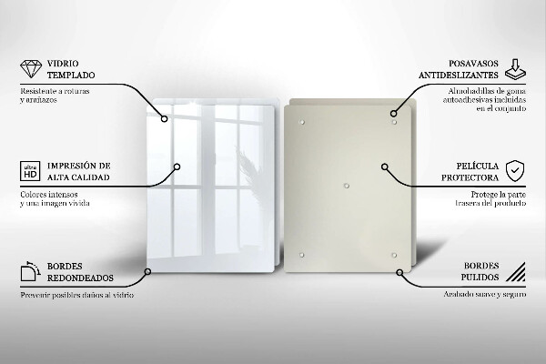 Placa din sticla protectie perete bucatarie Culoare alba
