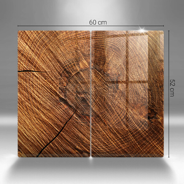 Placă sticla protectie aragaz Structura din lemn