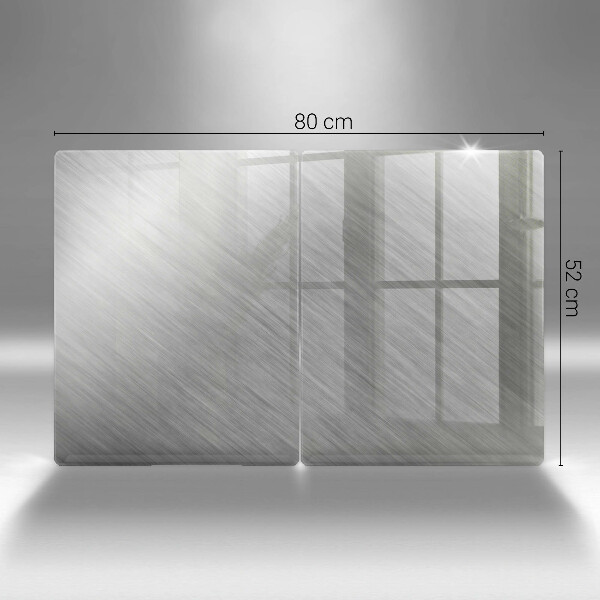 Placă sticla protectie aragaz Fundal cu textură metalică