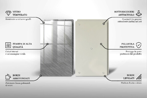 Placă sticla protectie aragaz Fundal cu textură metalică