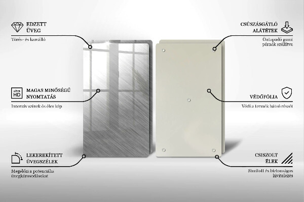 Placă sticla protectie aragaz Fundal cu textură metalică