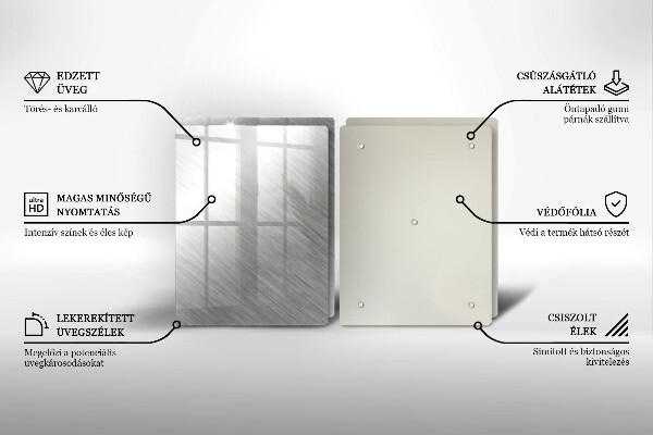 Placă sticla protectie aragaz Fundal cu textură metalică