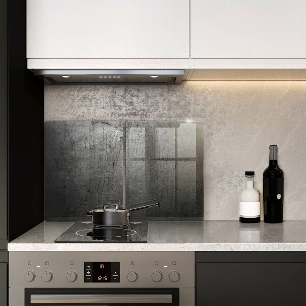 Placă sticla protectie aragaz Textura metalică