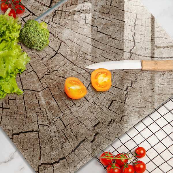 Placă sticla protectie aragaz Secțiune transversală a unui copac