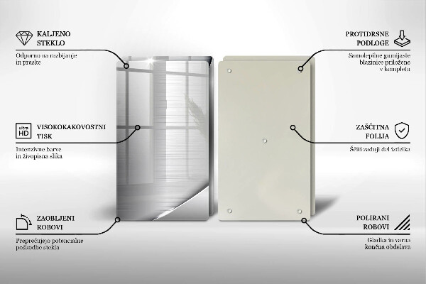 Placă sticla protectie aragaz Forme metalice