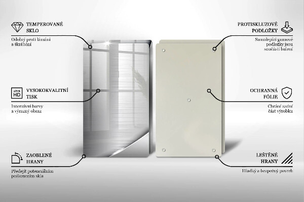 Placă sticla protectie aragaz Forme metalice