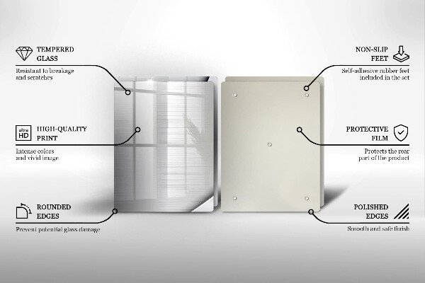 Placă sticla protectie aragaz Forme metalice