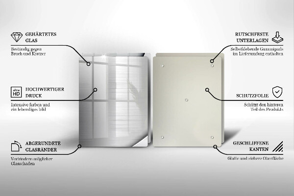 Placă sticla protectie aragaz Forme metalice