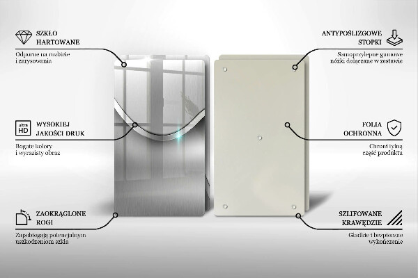 Placă sticla protectie aragaz Abstracția metalului