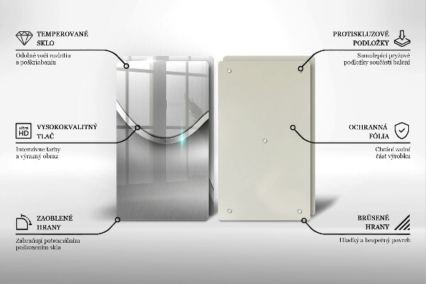 Placă sticla protectie aragaz Abstracția metalului