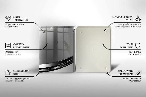 Placă sticla protectie aragaz Abstracția metalului