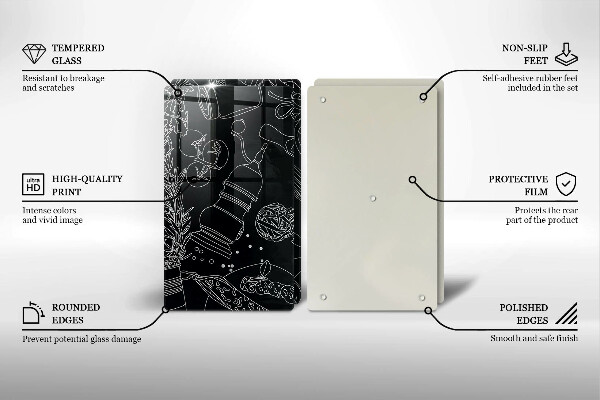 Placă sticla protectie aragaz Accesorii pentru bucatarie