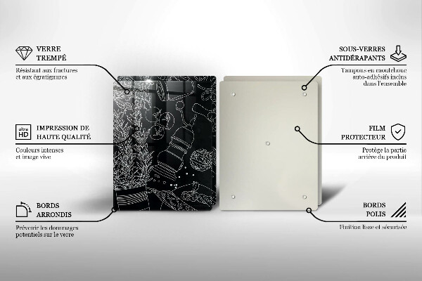 Placă sticla protectie aragaz Accesorii pentru bucatarie