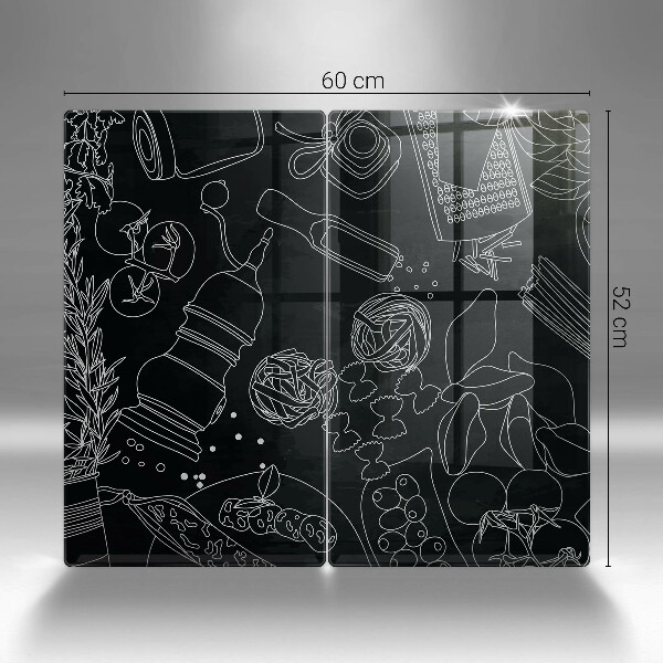 Placă sticla protectie aragaz Accesorii pentru bucatarie