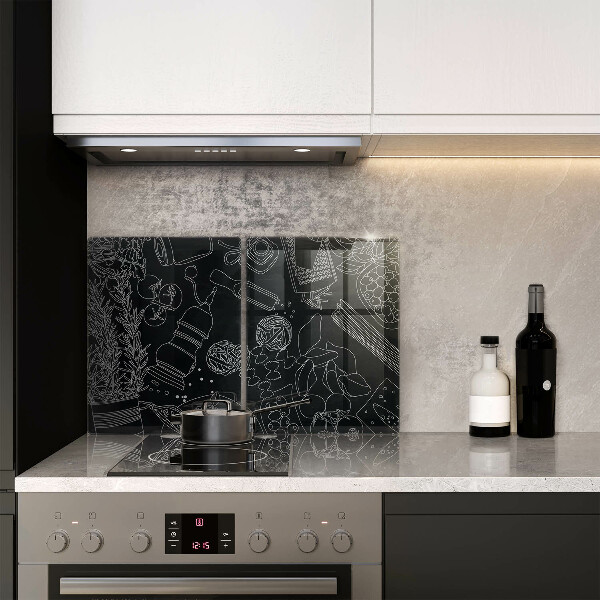 Placă sticla protectie aragaz Accesorii pentru bucatarie