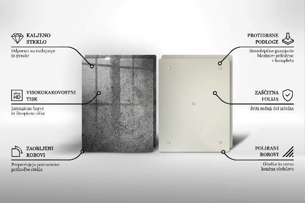 Placă sticla protectie aragaz Textura de piatră de beton