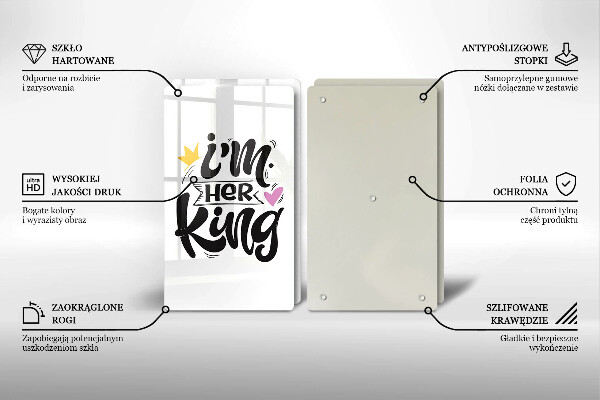 Placă din sticla protectie perete Inscripție propoziție