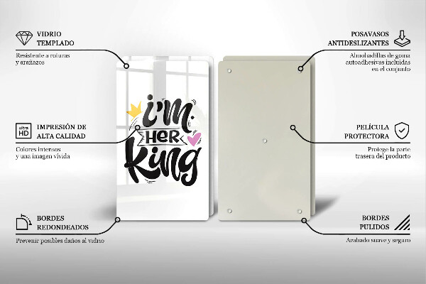 Placă din sticla protectie perete Inscripție propoziție