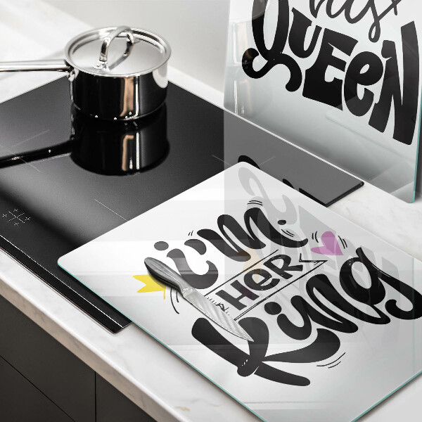 Placă din sticla protectie perete Inscripție propoziție