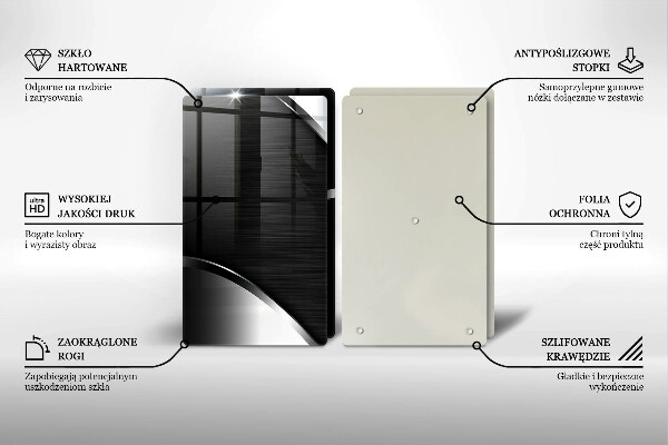 Placă sticla protectie aragaz Abstracția metalului