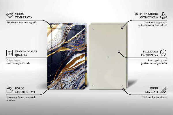 Placă sticla protectie aragaz Abstracție colorată