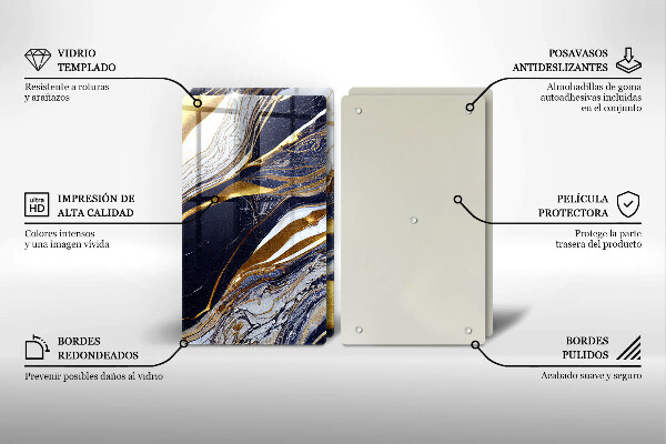 Placă sticla protectie aragaz Abstracție colorată