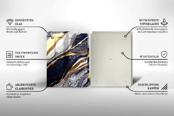 Placă sticla protectie aragaz Abstracție colorată