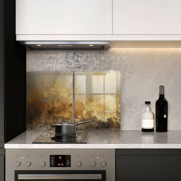 Placă sticla protectie aragaz Textura bogata