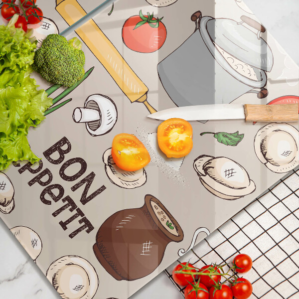 Placă sticla protectie aragaz Ilustrație bucătărie