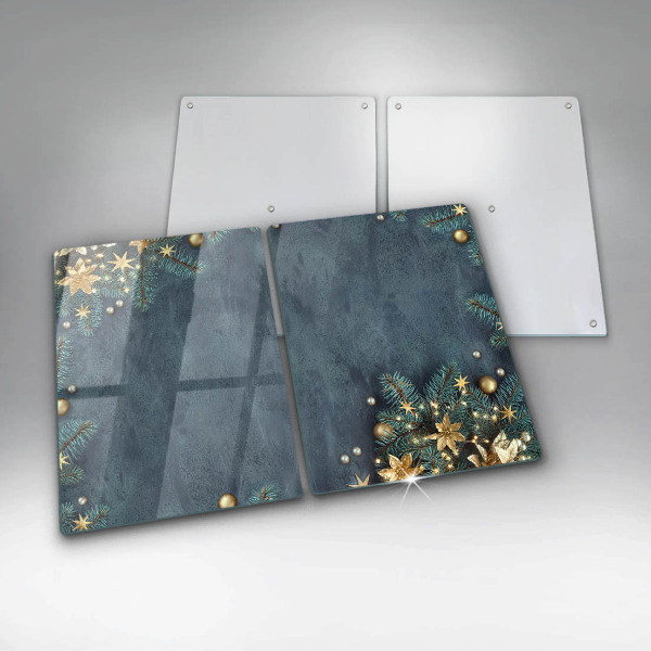 Placă sticla protectie aragaz Decorațiuni de crăciun