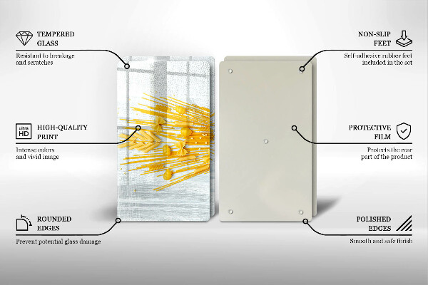 Placă sticla protectie aragaz Paste