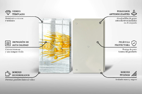 Placă sticla protectie aragaz Paste