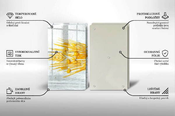 Placă sticla protectie aragaz Paste