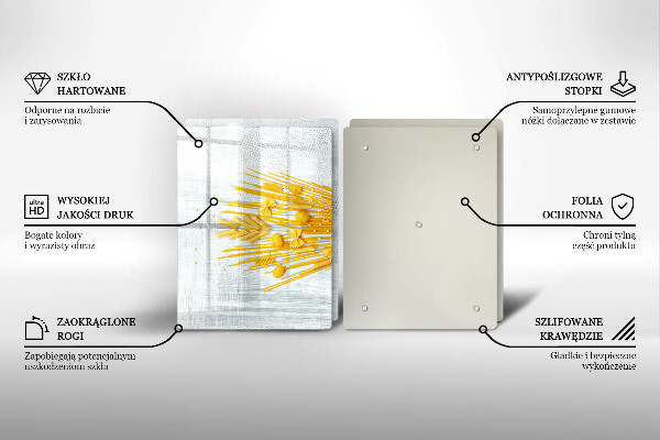 Placă sticla protectie aragaz Paste