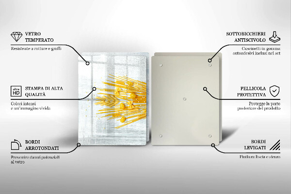 Placă sticla protectie aragaz Paste