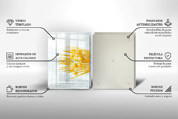 Placă sticla protectie aragaz Paste