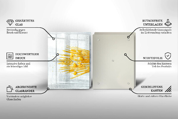 Placă sticla protectie aragaz Paste
