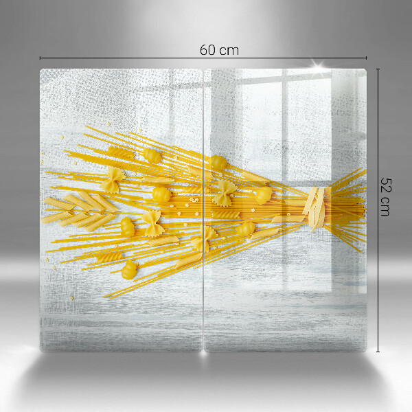 Placă sticla protectie aragaz Paste