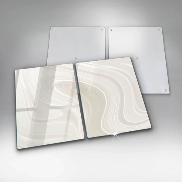 Placa din sticla protectie perete bucatarie Textura cremoasa