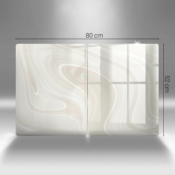 Placa din sticla protectie perete bucatarie Textura cremoasa