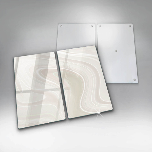 Placa din sticla protectie perete bucatarie Textura cremoasa