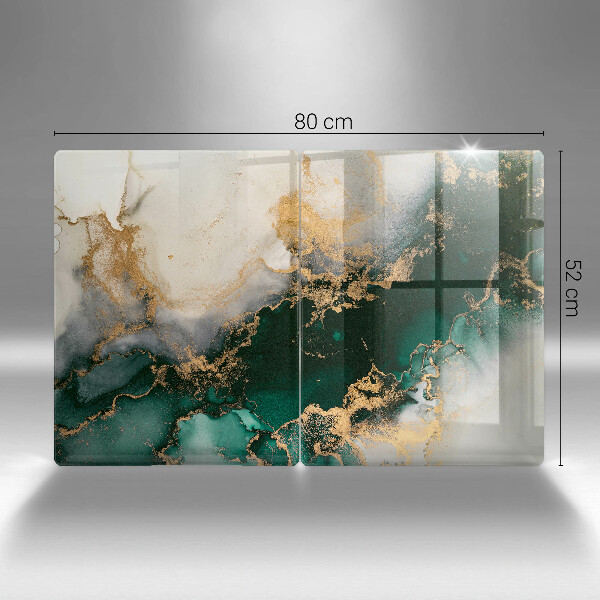 Placa din sticla protectie perete bucatarie Marmură multicoloră