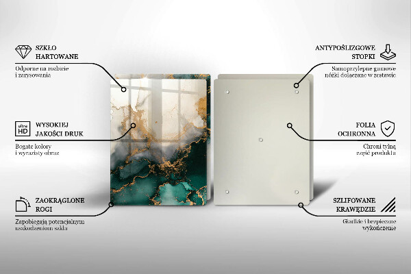 Placa din sticla protectie perete bucatarie Marmură multicoloră