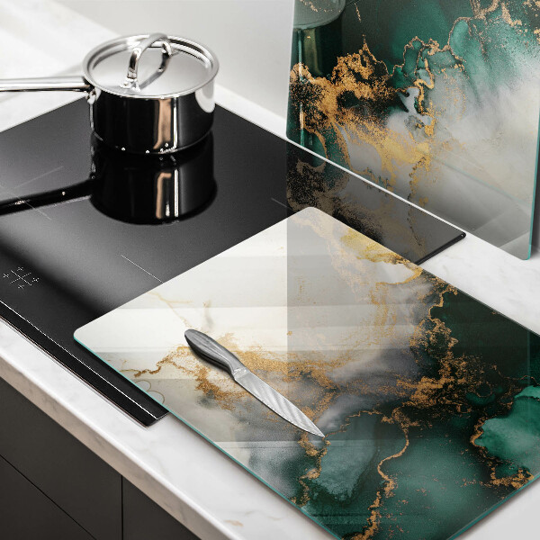 Placa din sticla protectie perete bucatarie Marmură multicoloră