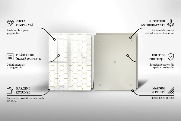 Placa din sticla protectie perete bucatarie Modele abstracte