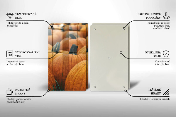 Placa din sticla protectie perete bucatarie Dovlecei