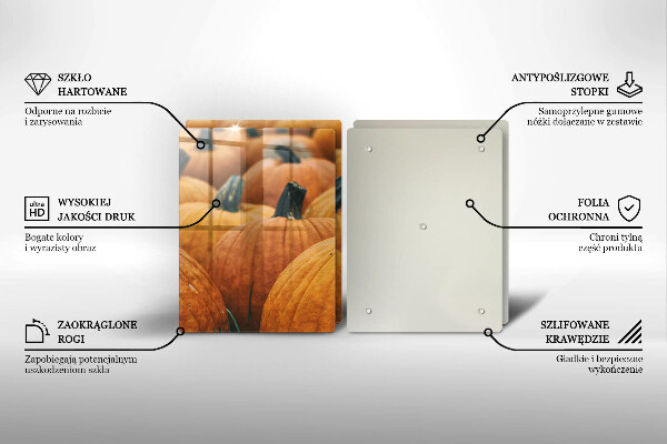 Placa din sticla protectie perete bucatarie Dovlecei