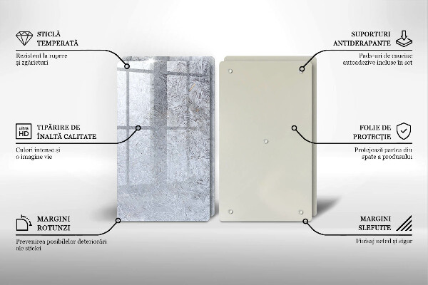 Placa din sticla protectie perete bucatarie Abstracția